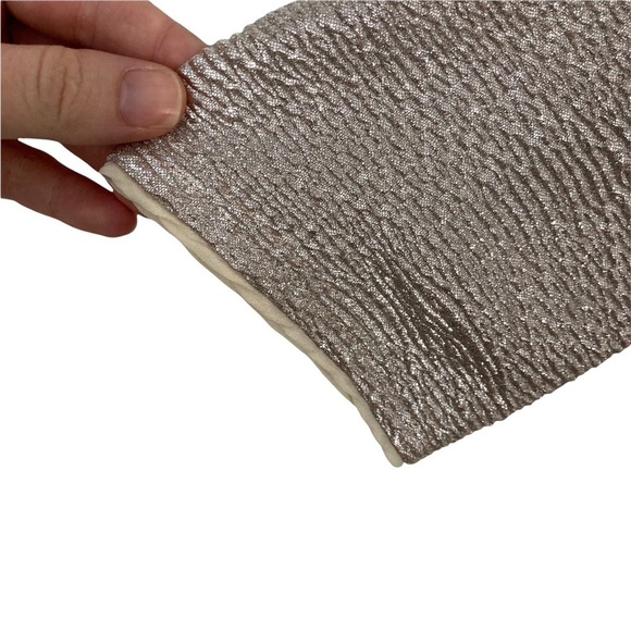 REISS Abellia Metallic Short Sleeve Dress - Picture 8 of 12